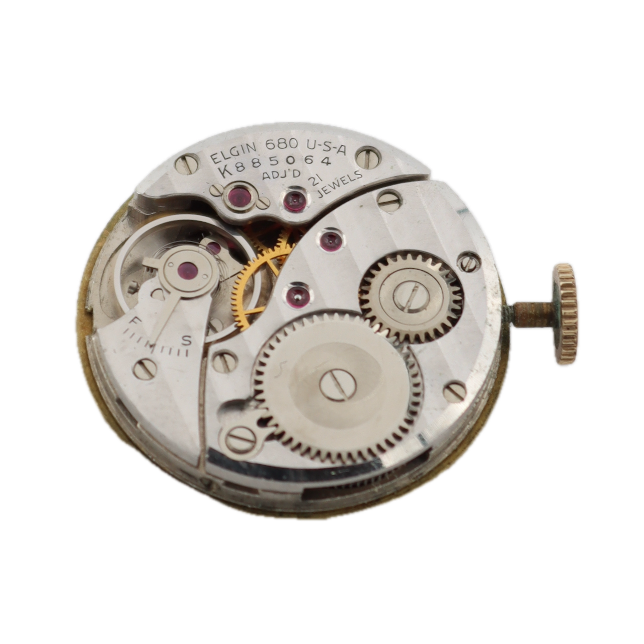 Vintage Lord Elgin 4814G Eldorado Men's Mechanical Wristwatch 680 USA 14k GF