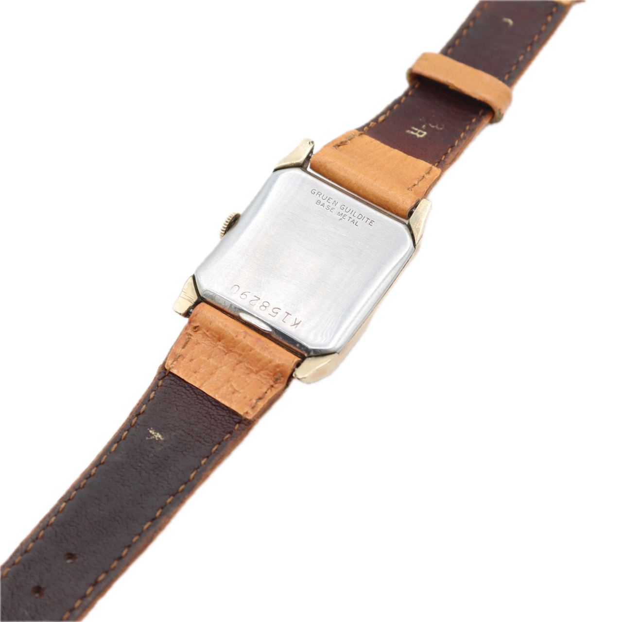 Vintage Gruen Veri-thin Men's Mechanical Wristwatch 426 Swiss Chrome & 10k GF