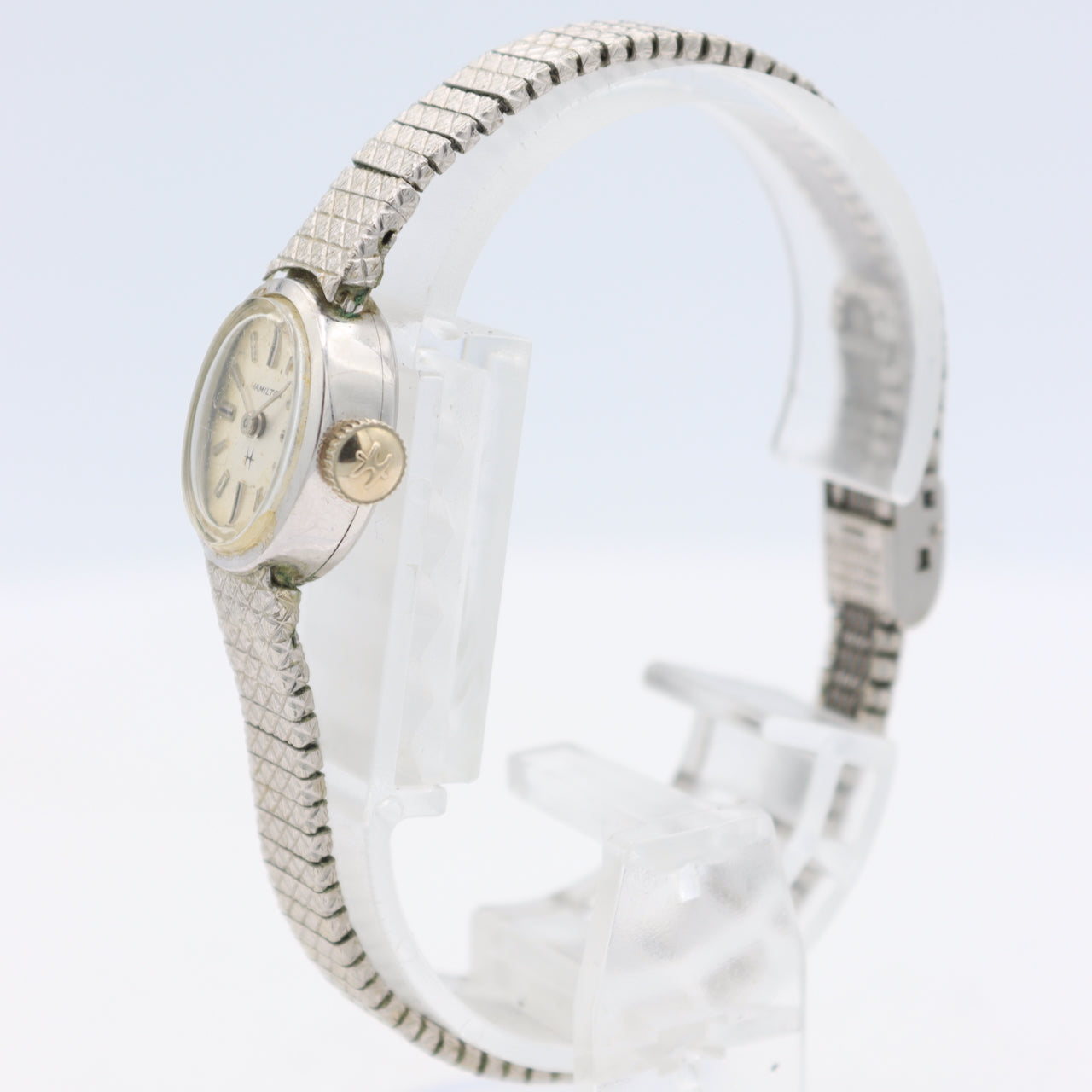 Vintage Hamilton Cocktail Ladies Mechanical Wristwatch 88 Swiss 10k Gold Filled