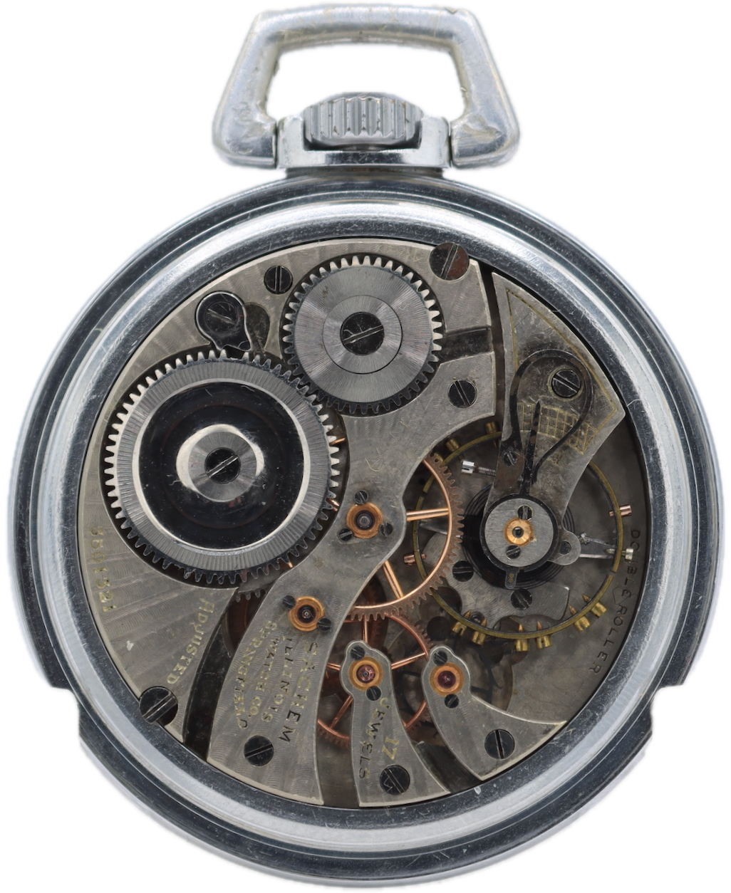 Antique 16s 1919 Illinois Sachem 17 Jewel Mechanical Pocket Watch 305 USA