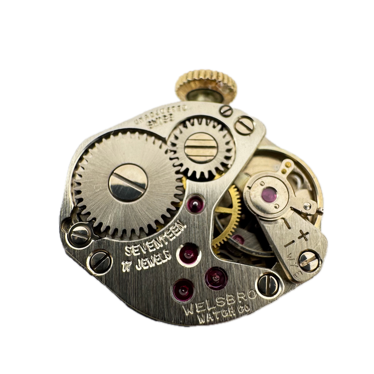 Vintage Corvair Jeweled 17 Jewel Mechanical Pocket / Pendant Watch Swiss Made