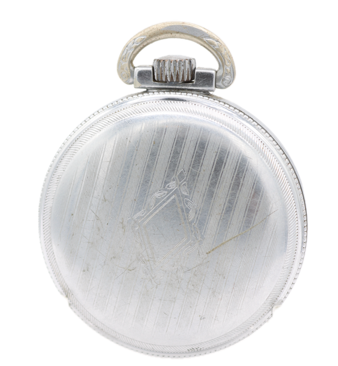 Antique 18s 1892 Waltham Pinstriped 15 Jewel Pocket Watch P.S. Bartlett Nickel