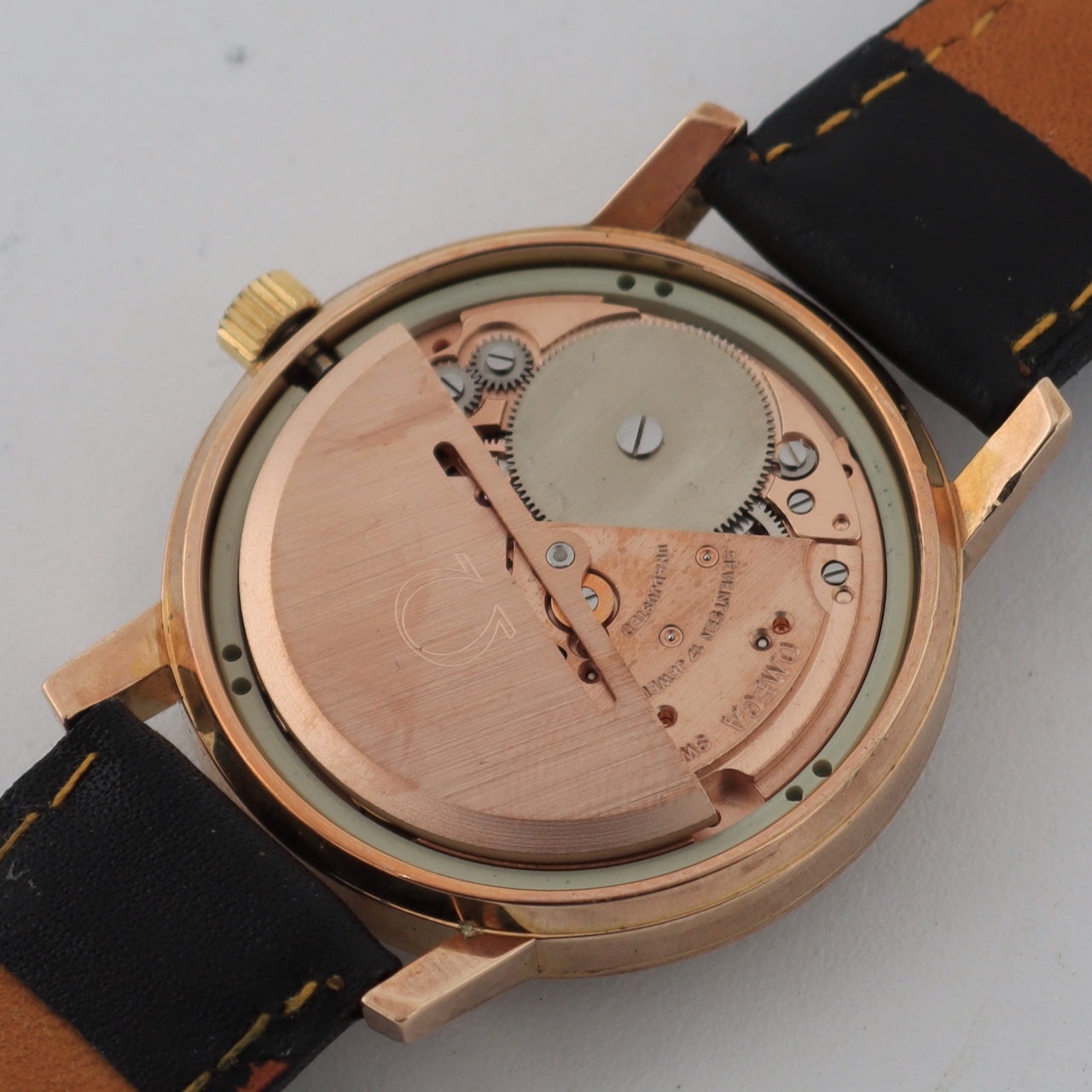 Vintage Omega 166.0202 Walker Logo Dial Men's Automatic Wristwatch 1010 Swiss