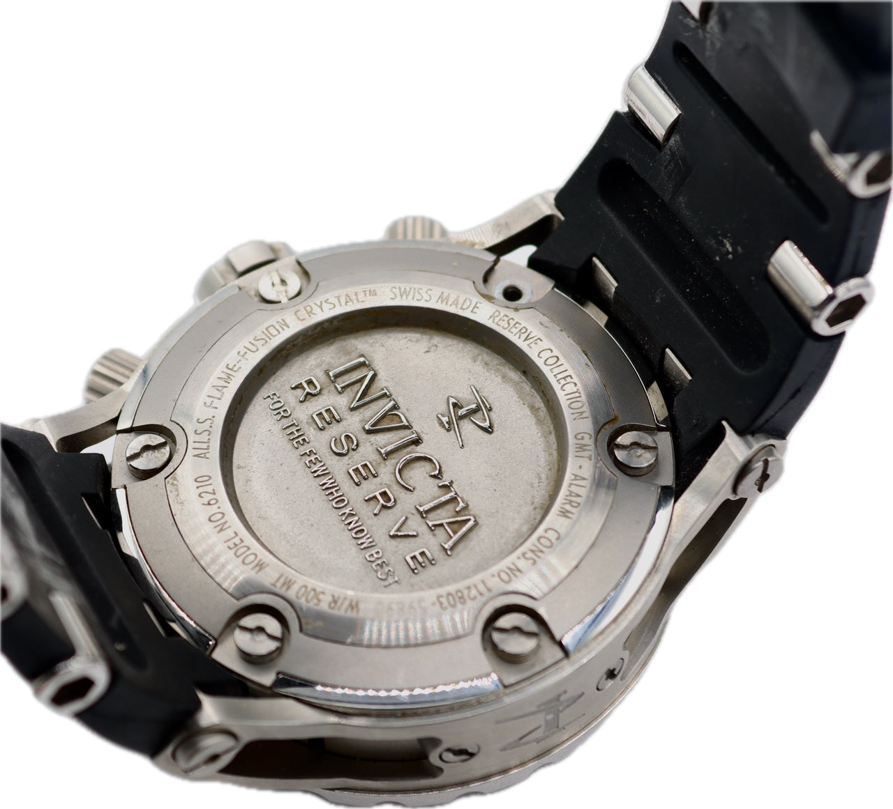 55mm Invicta 17295 Octane Reserve Men's Quartz Wristwatch Swiss Plastic Red