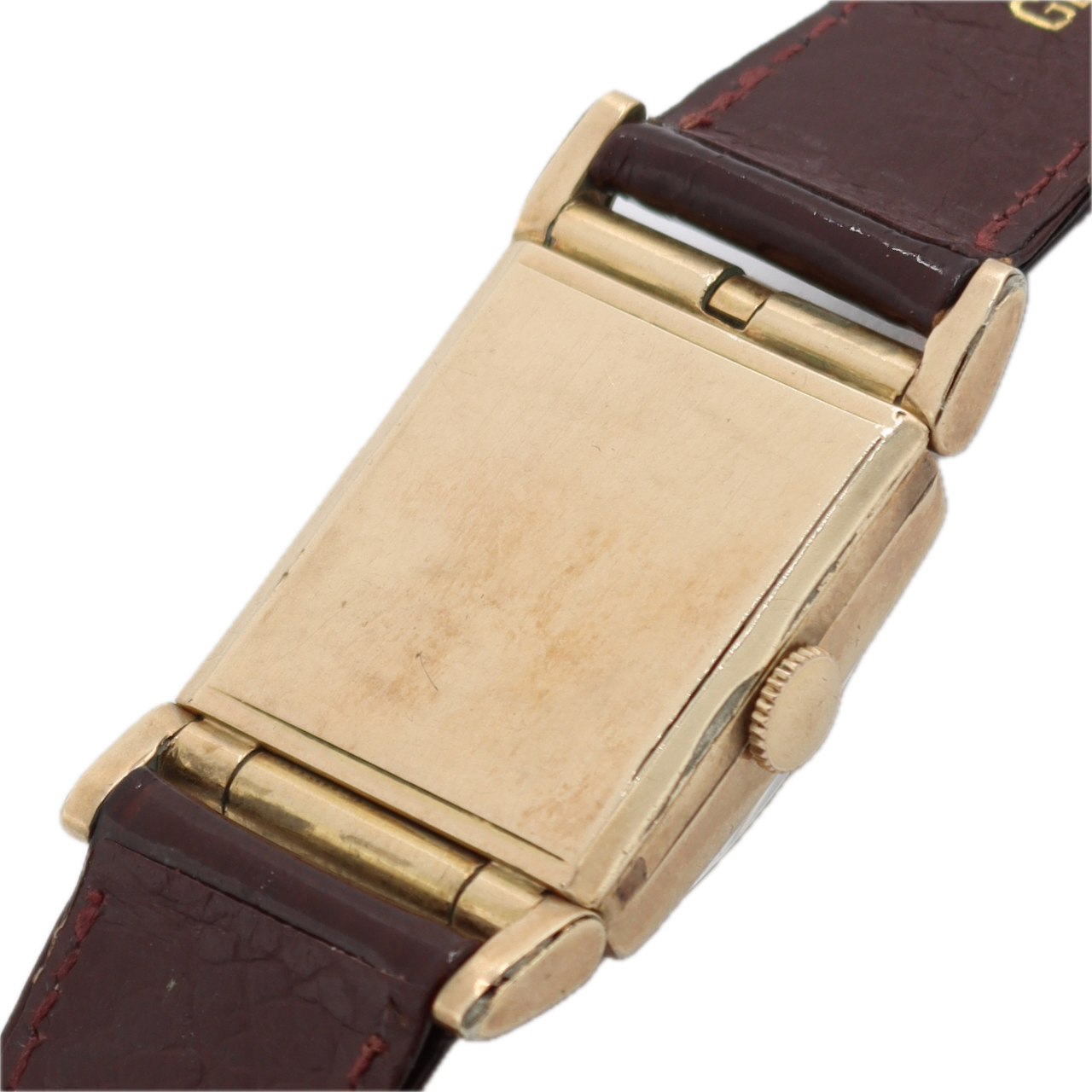 Vintage 22mm 1950 Bulova Photo Watch Men's Mechanical Wristwatch 8AC USA 10kRGP