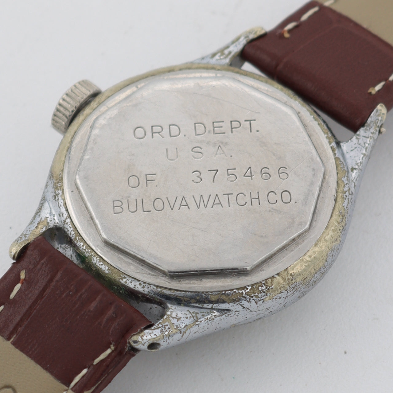 Vintage Bulova Ordinance Military Men's Mechanical Wristwatch 10 AK Swiss