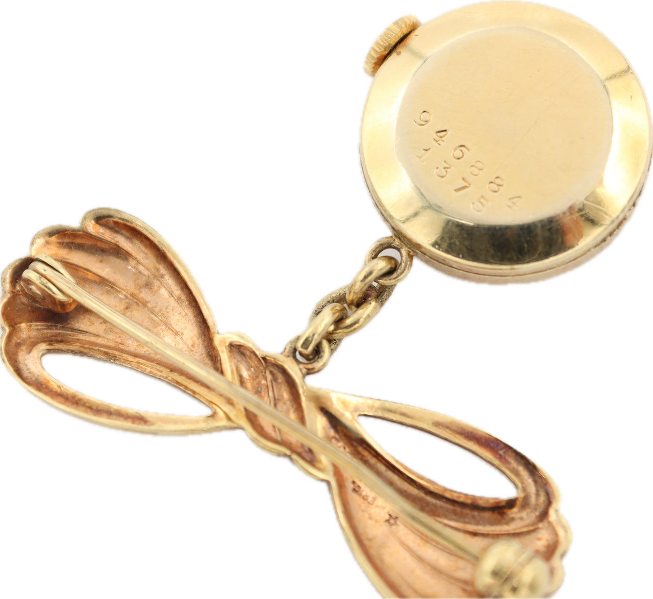 Vintage 19mm Tudor Ladies Mechanical Pendant Watch Swiss Made Gold Filled