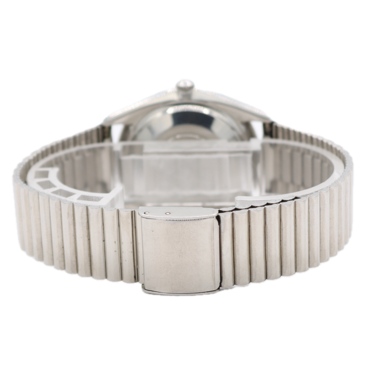 Vintage 34mm Wyler Star Fire Tapestry Men's Automatic Wristwatch Swiss Steel