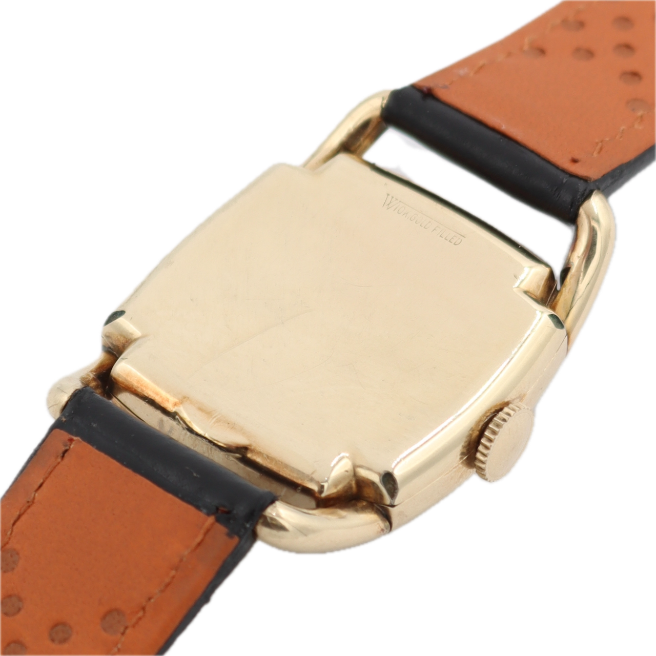 Vintage 27mm Hamilton Dodson 17 JMen's Mechanical Wristwatch 987A 10k GF
