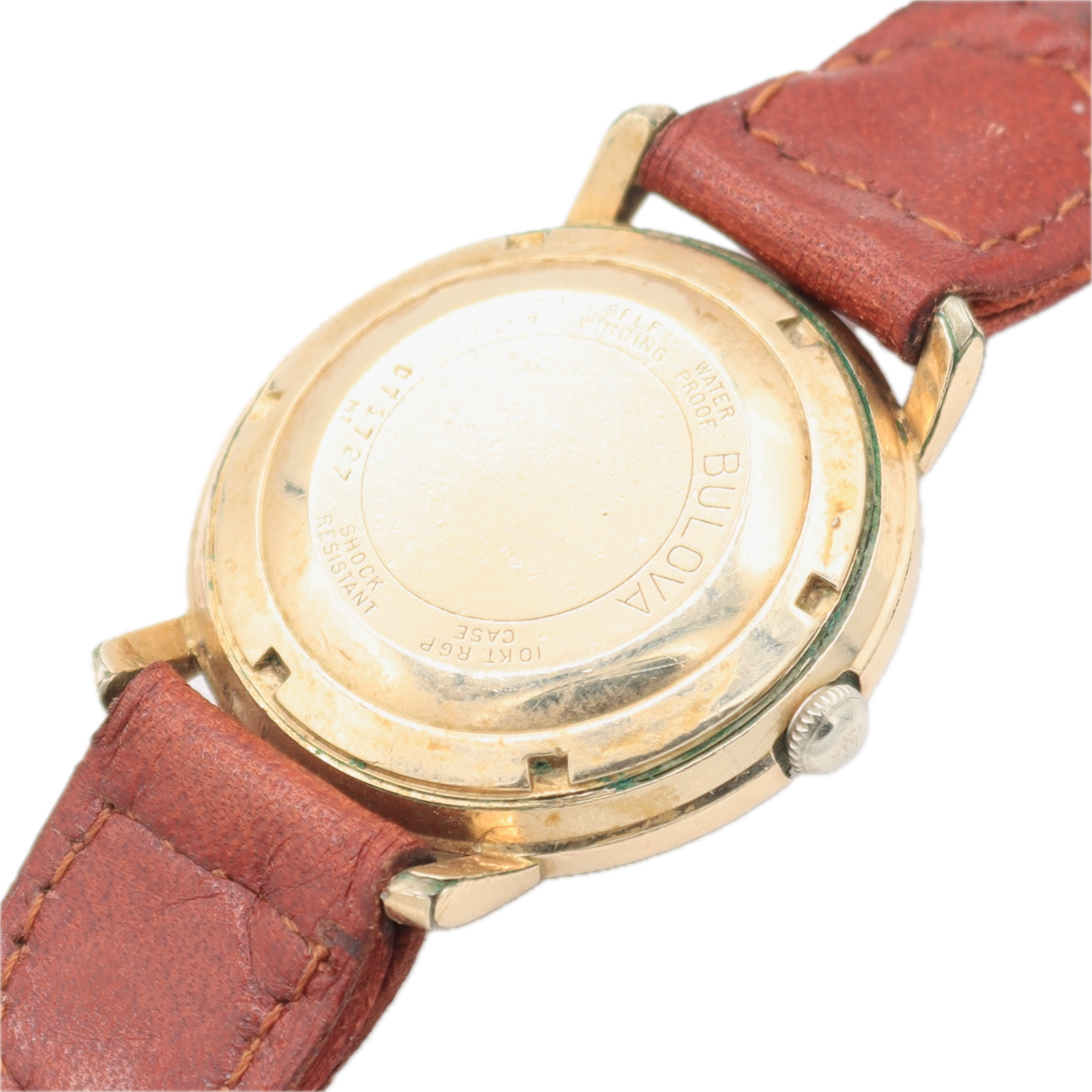 Vintage 33mm Bulova Textured Bezel Men's Automatic Wristwatch 10BZAC Running