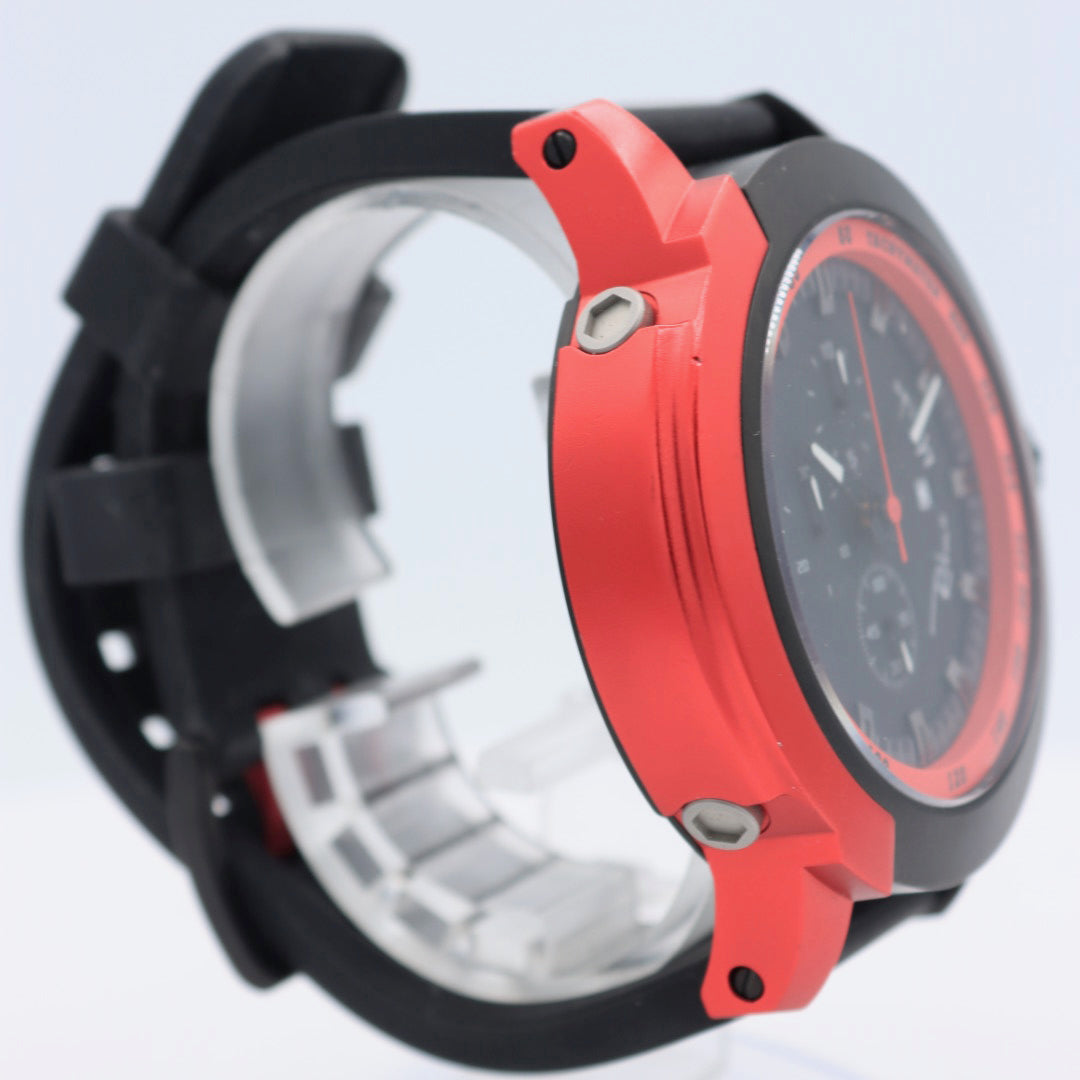 Ritmo Mundo 1101/4 RED Quantum II Men's Quartz Chronograph Wristwatch Steel