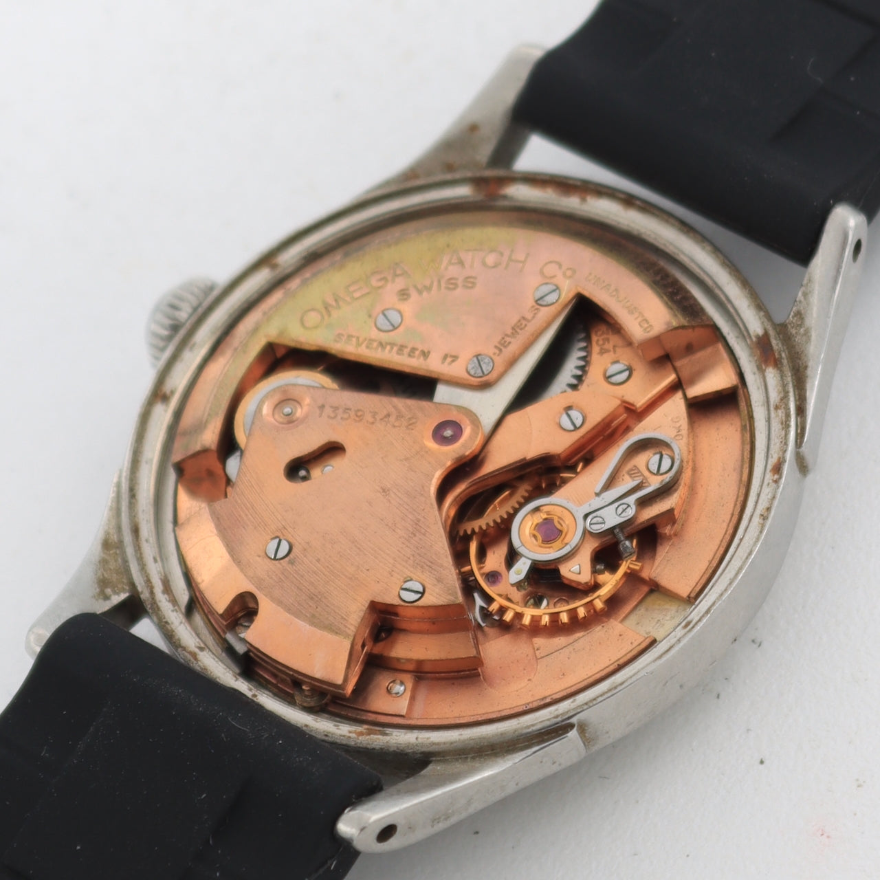 Vintage 1952 Omega 2635-7SC Seamaster Men's Bumper Automatic Wristwatch 354