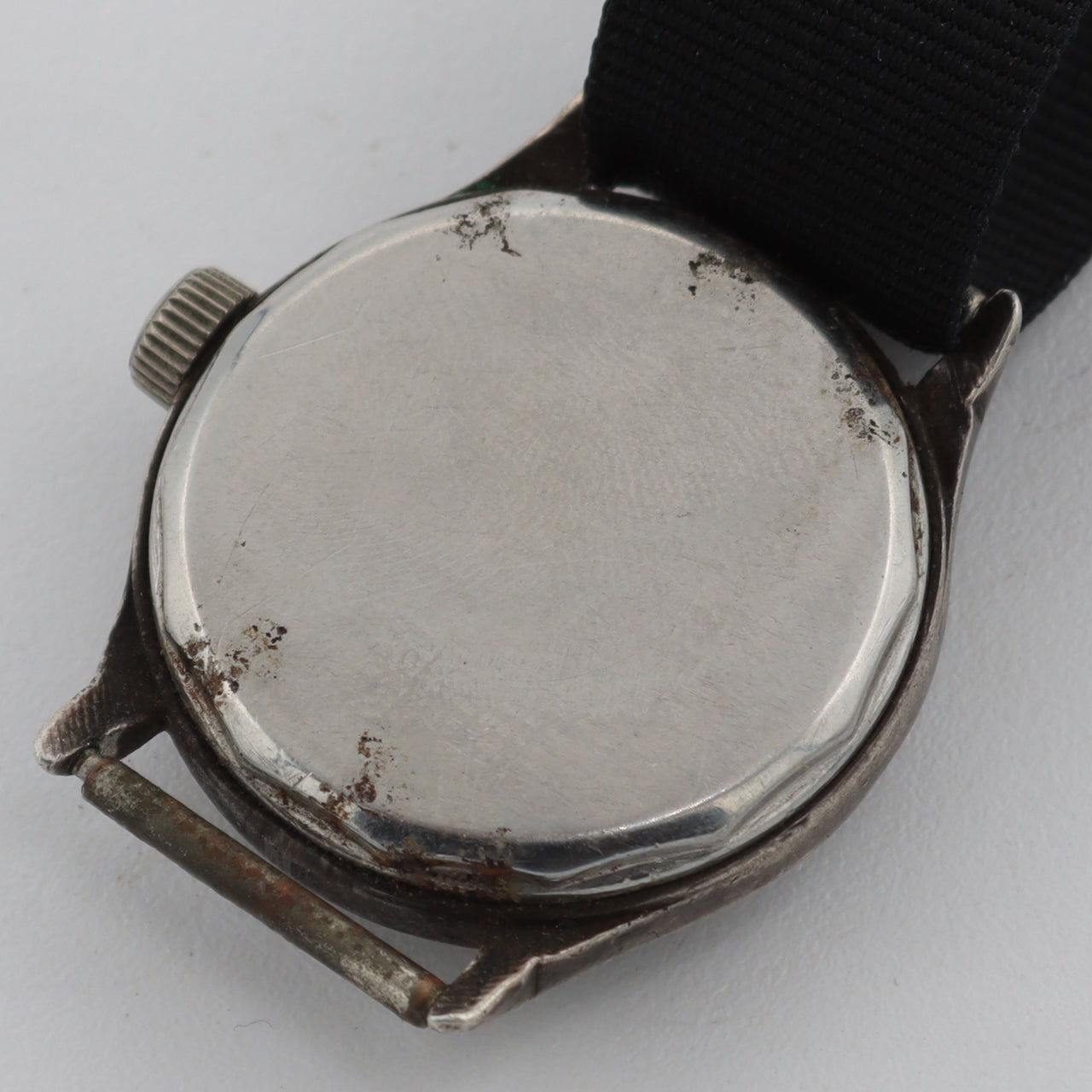 Vintage Crawford Military Style Men's Mechanical Wristwatch Swiss Steel & Chrome