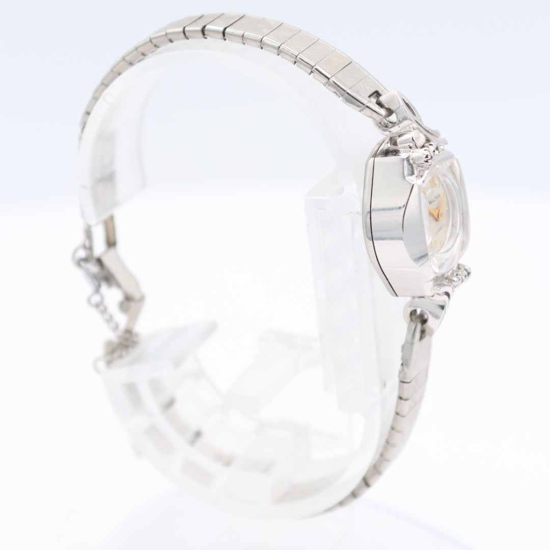 Vintage Waltham Diamond Deco Sunburst Ladies Mechanical Wristwatch 69-21 Swiss