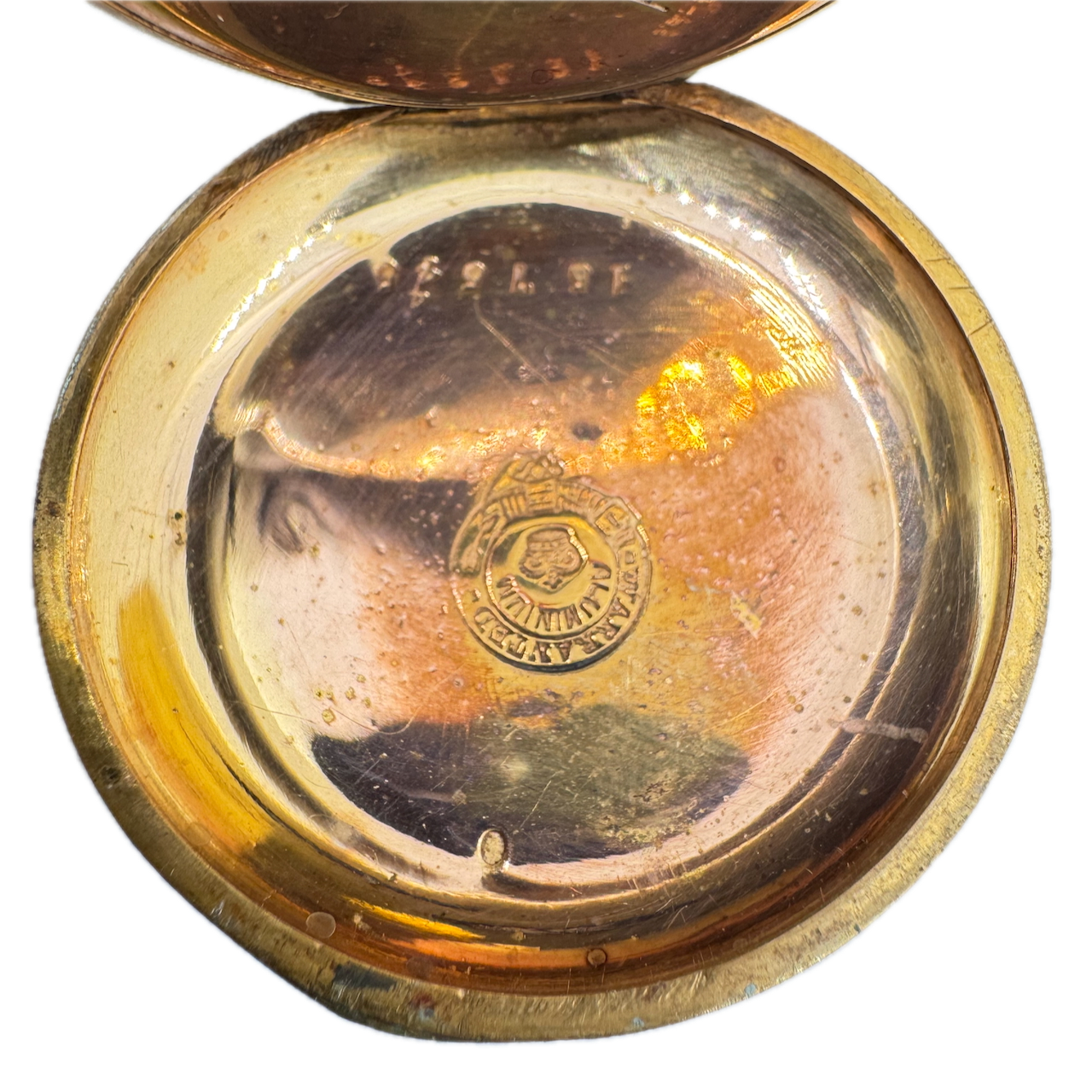 Antique 6s The European Watch Cylinder Escapement Hunter Pocket Watch Swiss