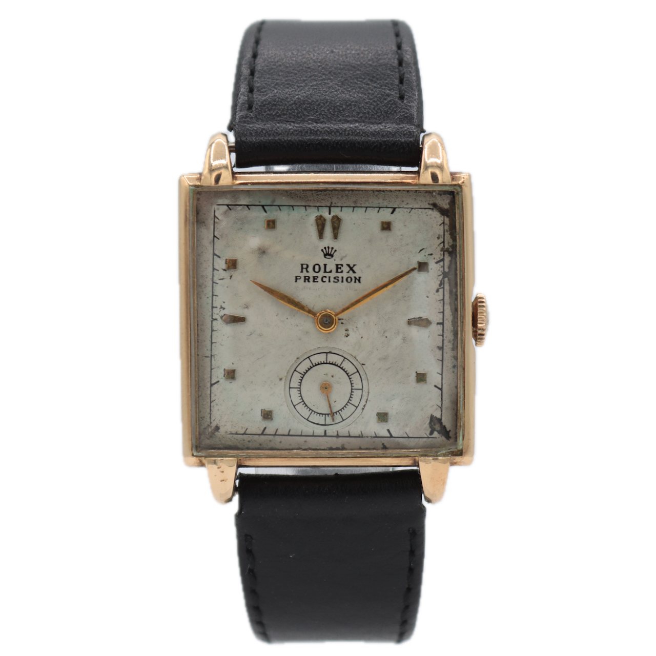 Vintage Rolex 4330 Precision Men's Mechanical Wristwatch 700 Steel & 14k Gold