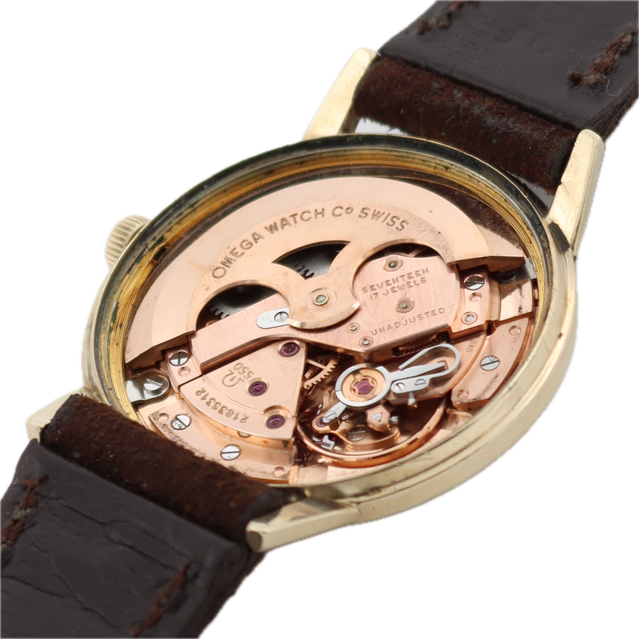 Vintage 1964 Omega LU6304 USA Case Men's Automatic Wristwatch 550 10k GF