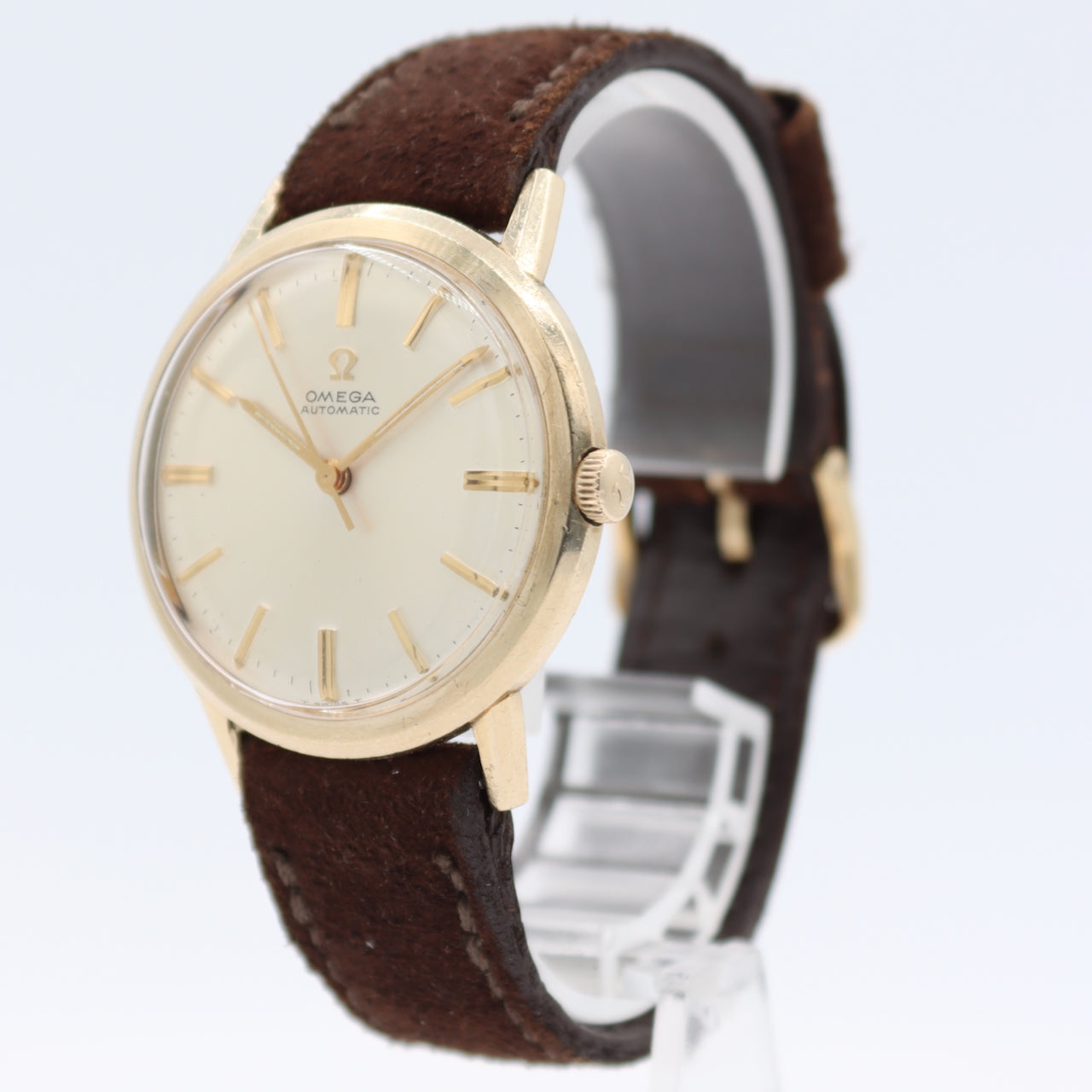 Vintage 1964 Omega LU6304 USA Case Men's Automatic Wristwatch 550 10k GF