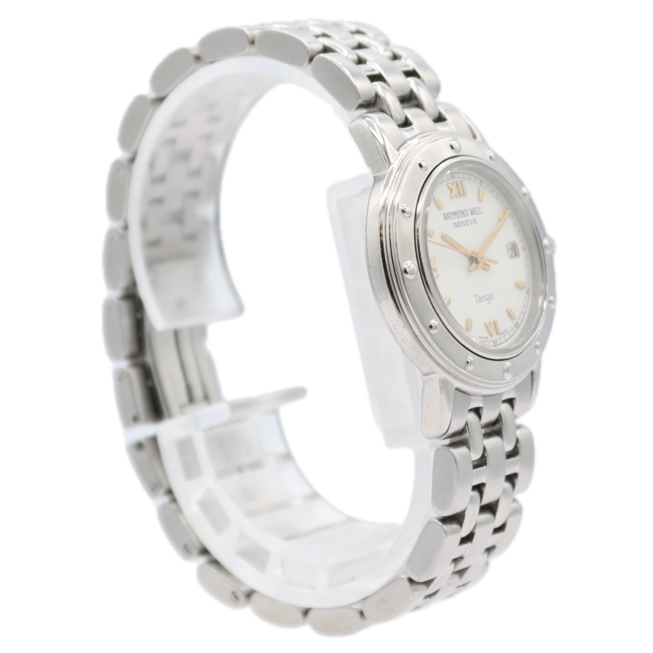 28mm Raymond Weil 5360 Tango Ladies Quartz Wristwatch ETA 956.112 Swiss Steel