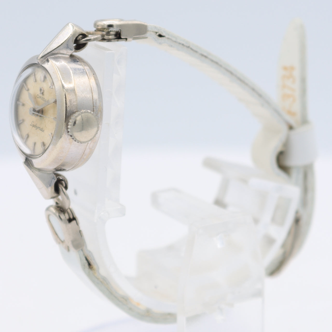Vintage Omega S5270 Ladymatic Ladies Automatic Wristwatch 455 Swiss 10k White GF