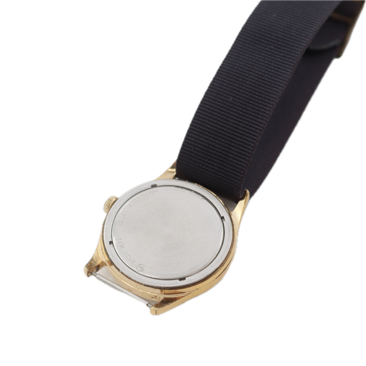 Vintage Elgin 8903 Sunburst Men's Mechanical Wristwatch 720 France Gold Tone