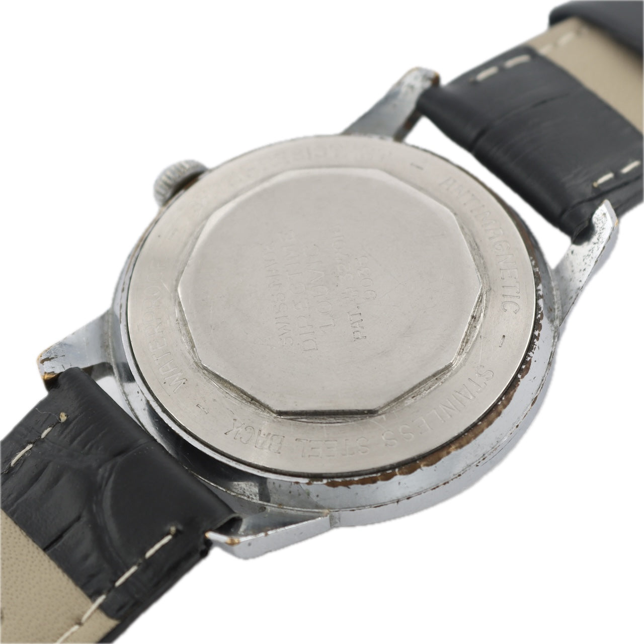 Vintage Louvic Direct Read Frank Massaro Men's Mechanical Wristwatch 560 Steel