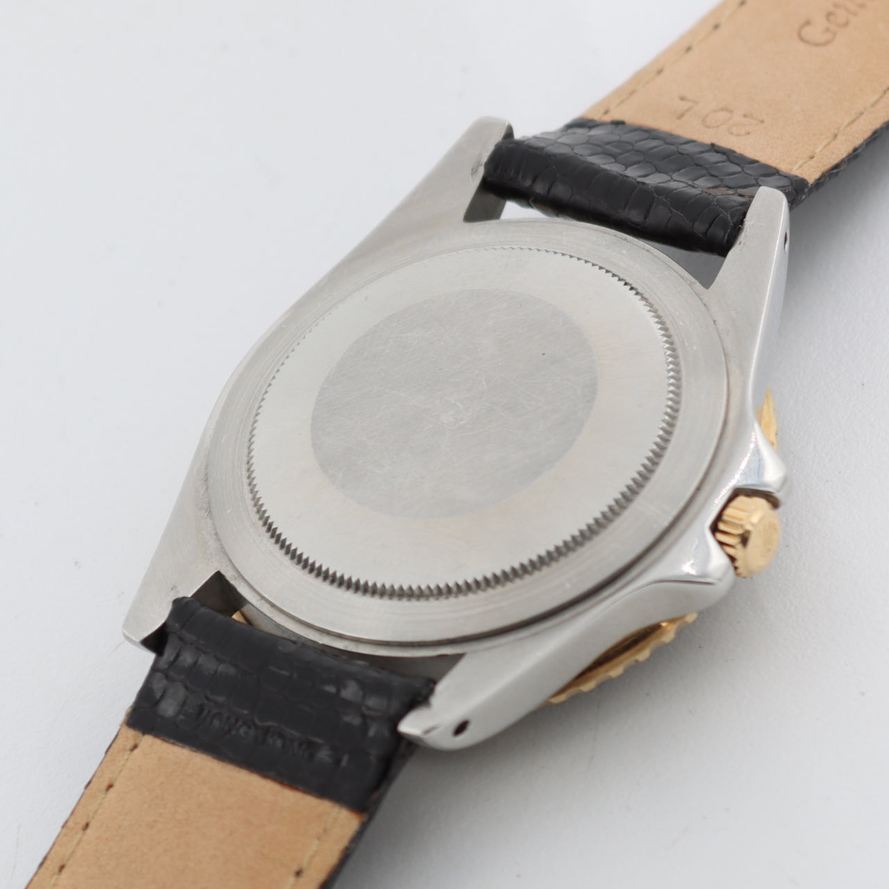 Vintage 1978 Rolex 1675 GMT Master Men's Automatic Wristwatch Steel & Gold