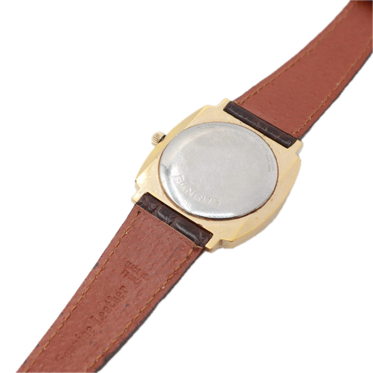 Vintage Benrus Sea Lord Sunburst Day Date Men's Automatic Wristwatch Swiss