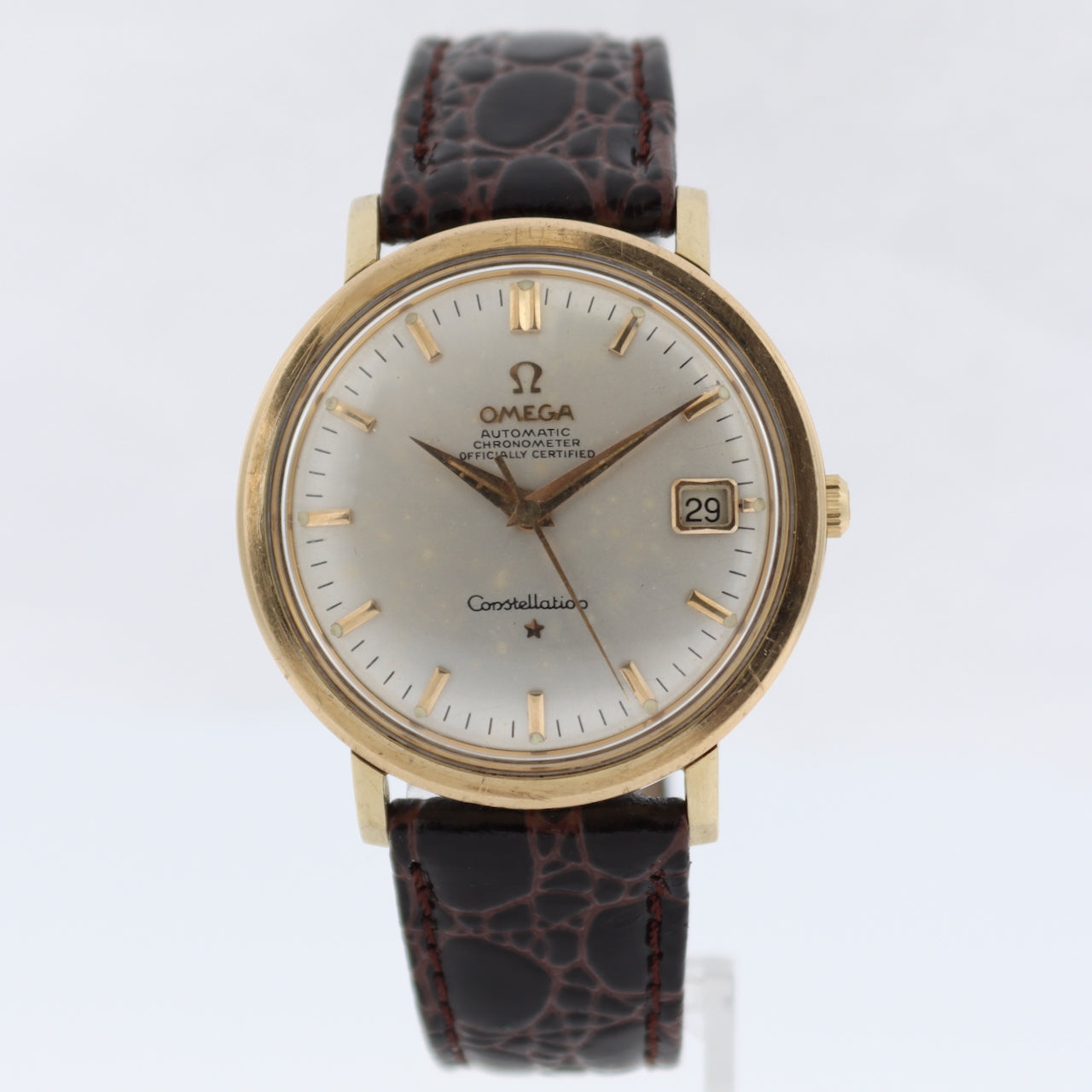 Vintage 36mm 1963 Omega 168.004 62 Constellation Men's Automatic Wristwatch 561