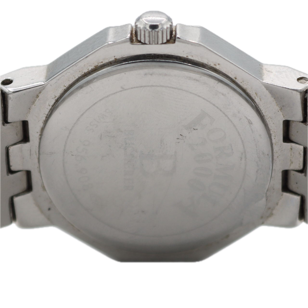 Vintage Bucherer 956.908 Formula 2000 Ladies Quartz Wristwatch Swiss Steel