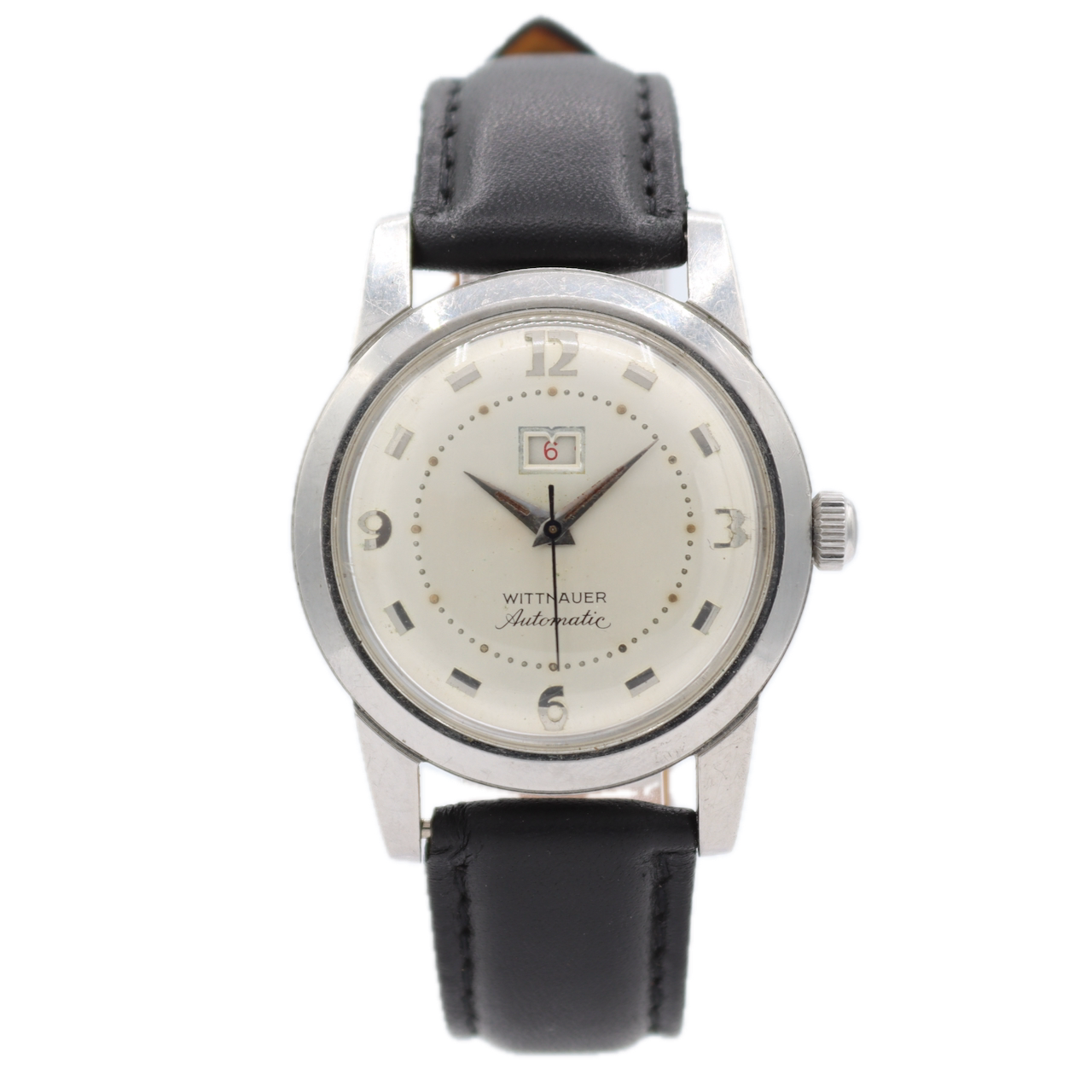 Vintage Wittnauer Power Reserve 17J Men's Automatic Wristwatch 11WIG Steel