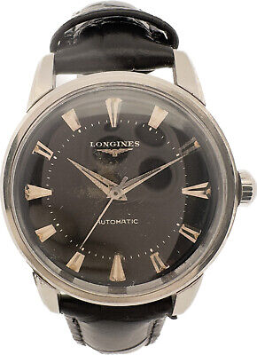 Vintage Longines All-Guard Men's Automatic Wristwatch 19AS Swiss Stainless Steel