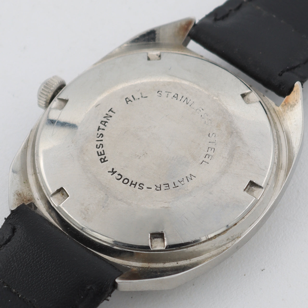 Vintage Baron Sunburst Cushion Men's Automatic Wristwatch PUW 1364 Steel