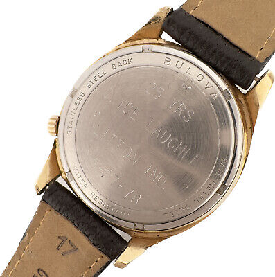 Vintage Bulova Accutron Tuning Fork Wristwatch 218 1M w Rare Fork Jubilee Dial