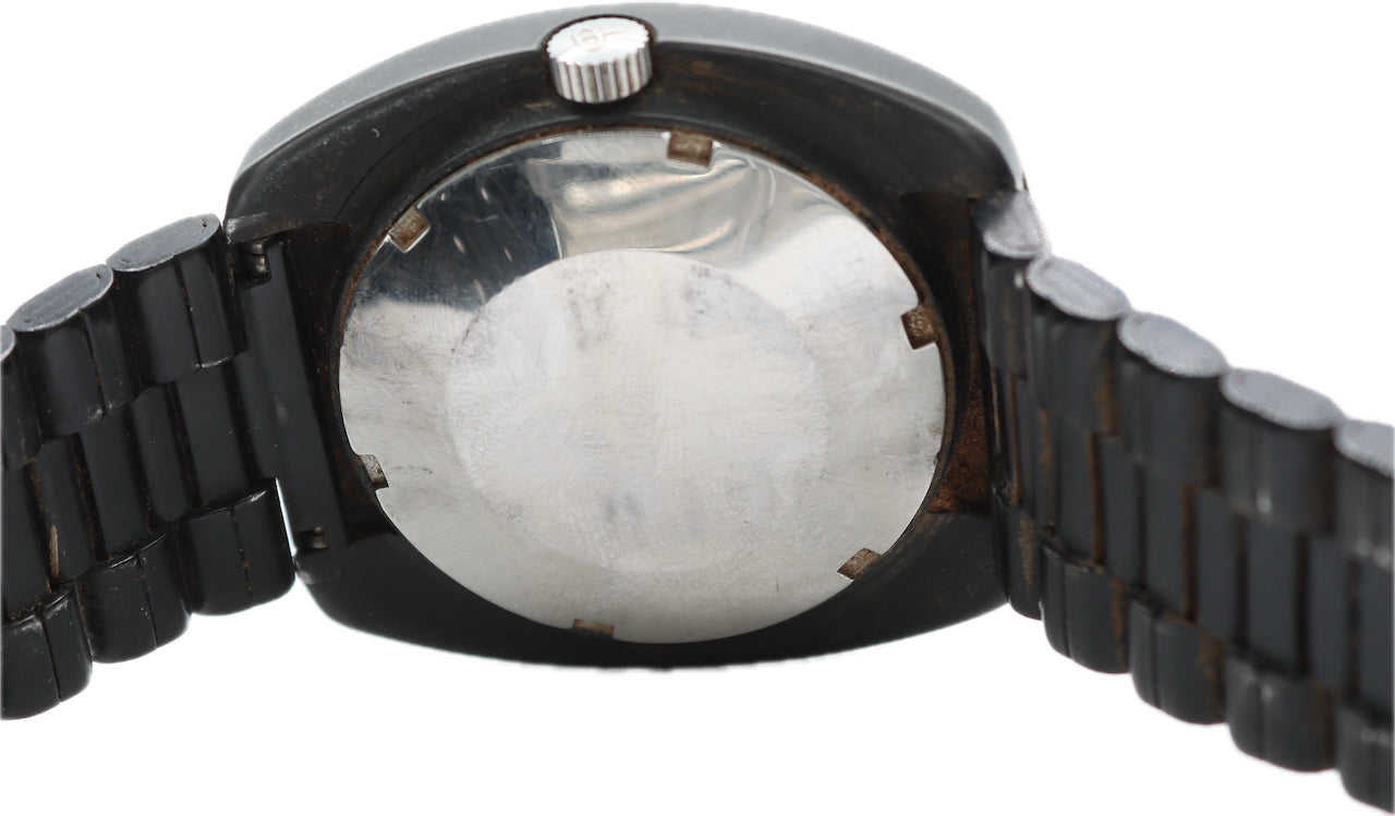 Vintage 38mm Baylor PVD & Steel Men's Automatic Wristwatch 2782 Swiss Steel