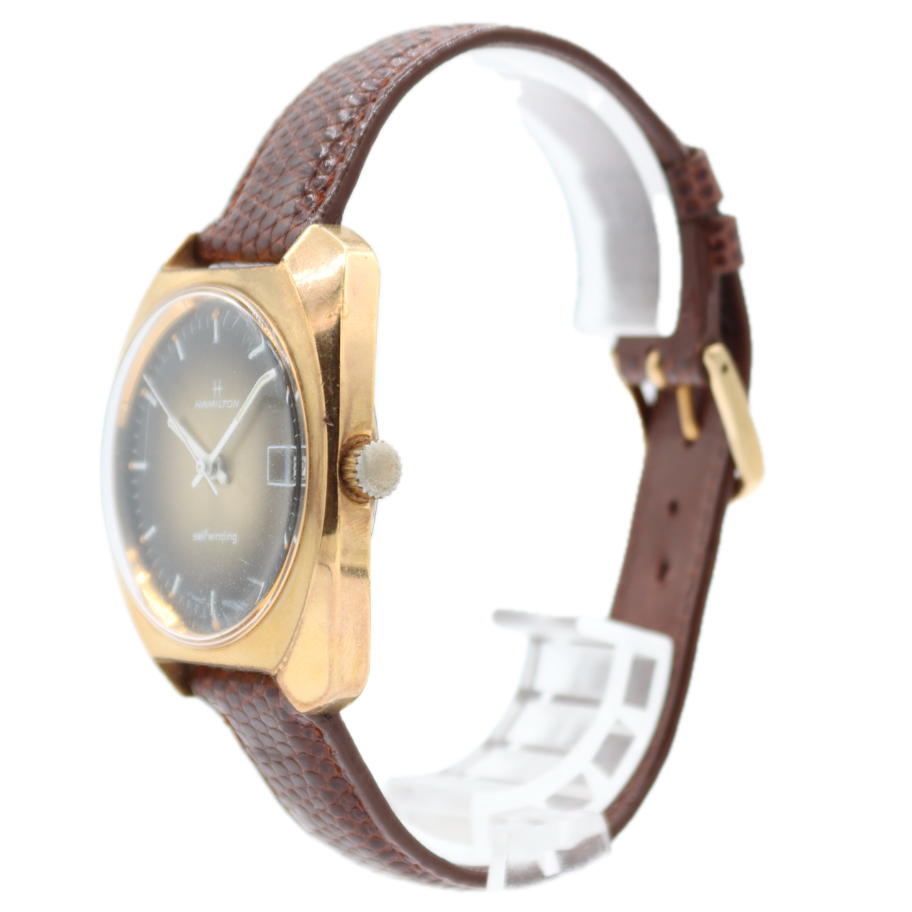 Vintage Hamilton Chocolate Sunburst 35562