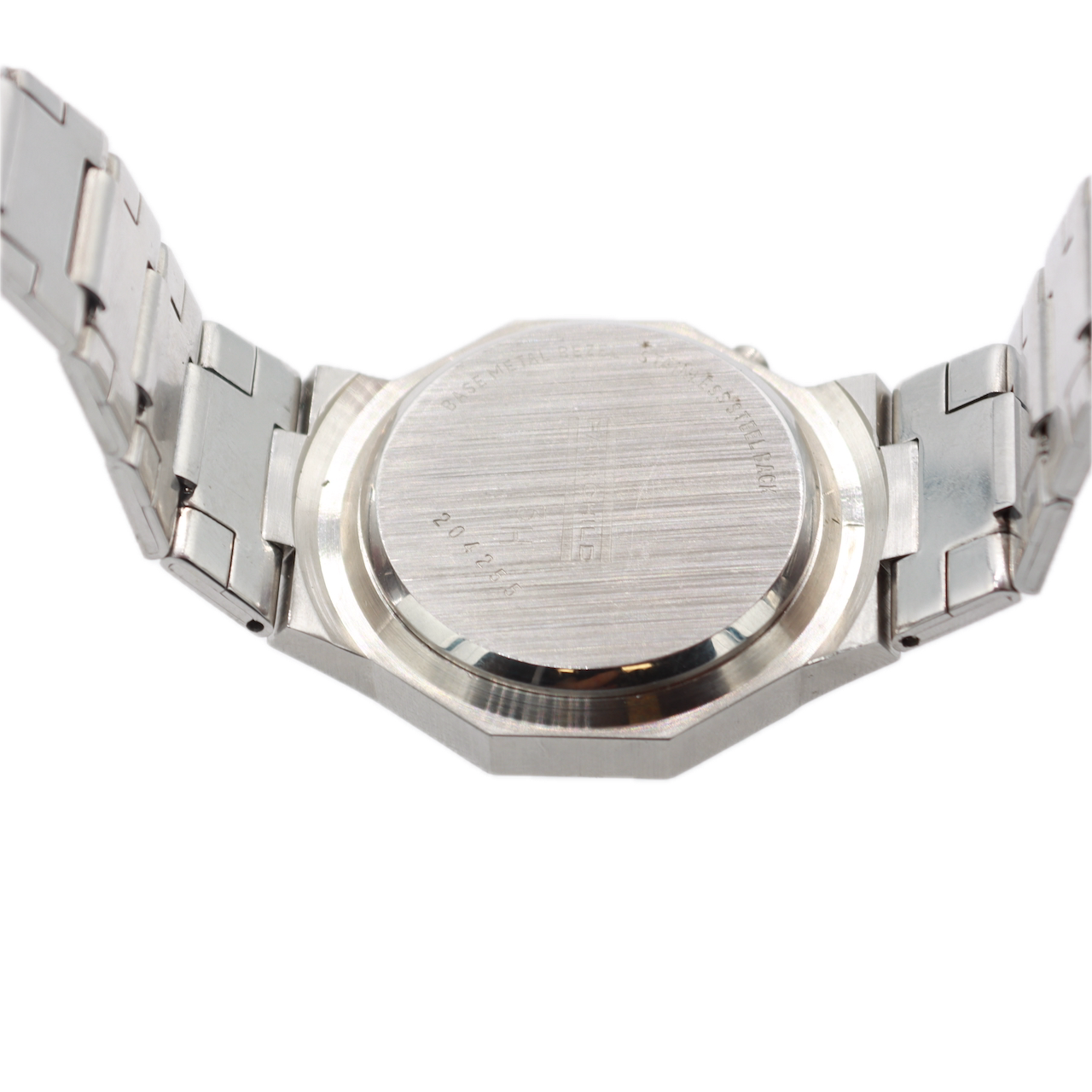 Vintage Fairchild Men's Quartz LCD Wristwatch Swiss Made Steel & Chrome
