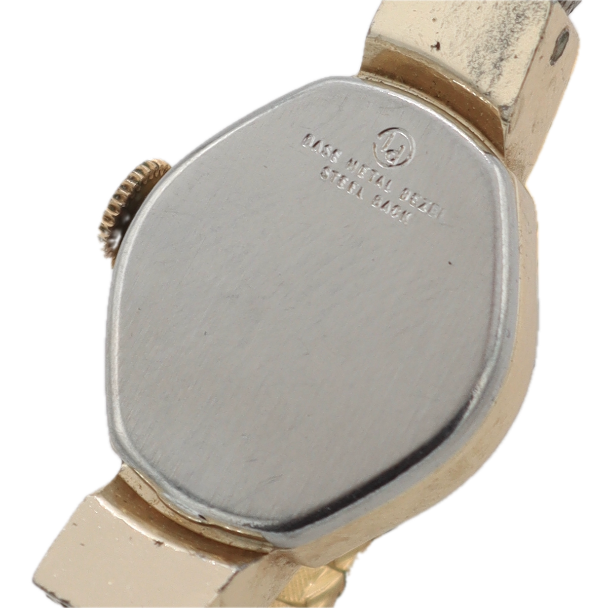 Vintage Carlisle Sunburst Linen Cocktail Ladies Mechanical Wristwatch UT 28A