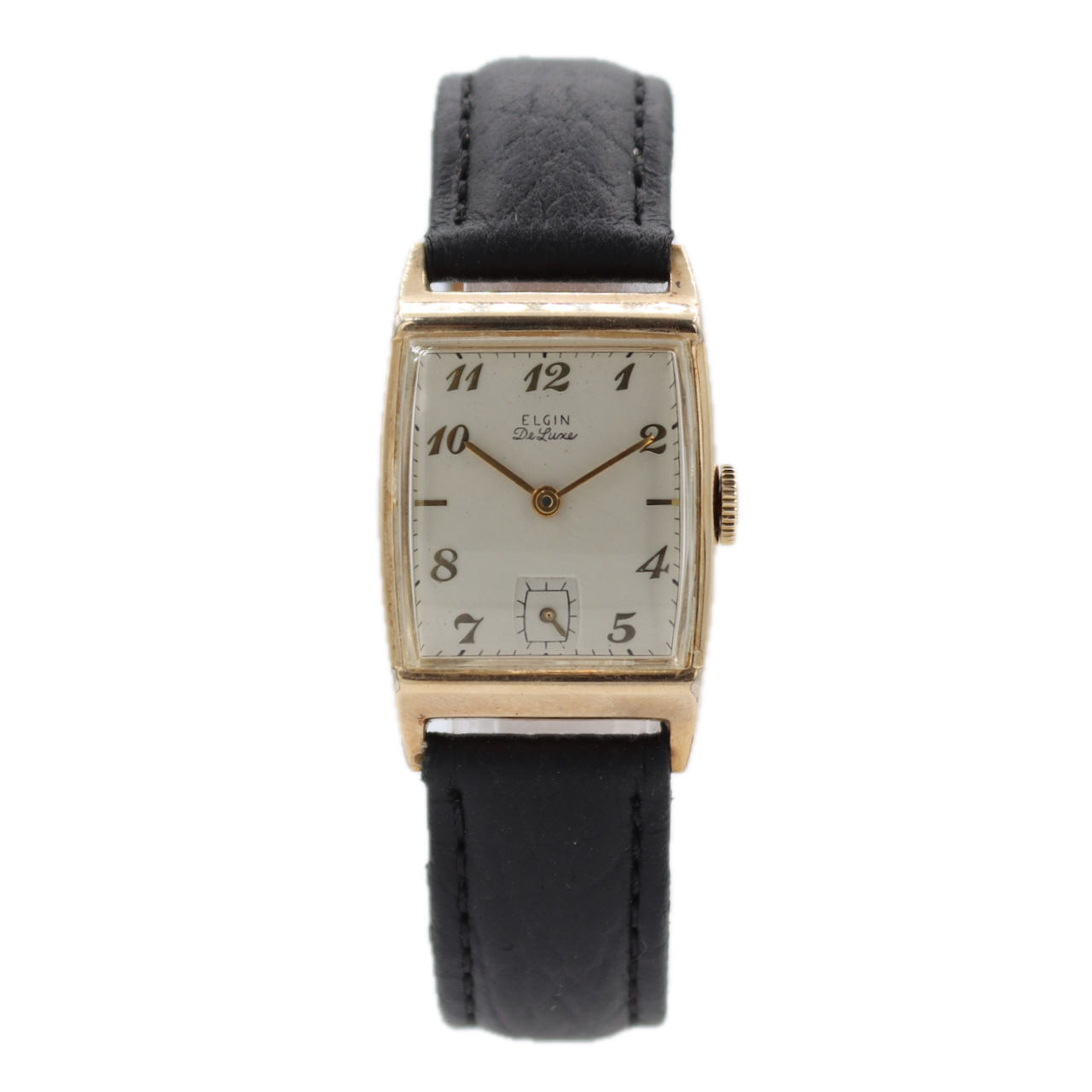 Vintage Elgin De Luxe 17 Jewel Men's Mechanical Wristwatch 558 USA 10k GF