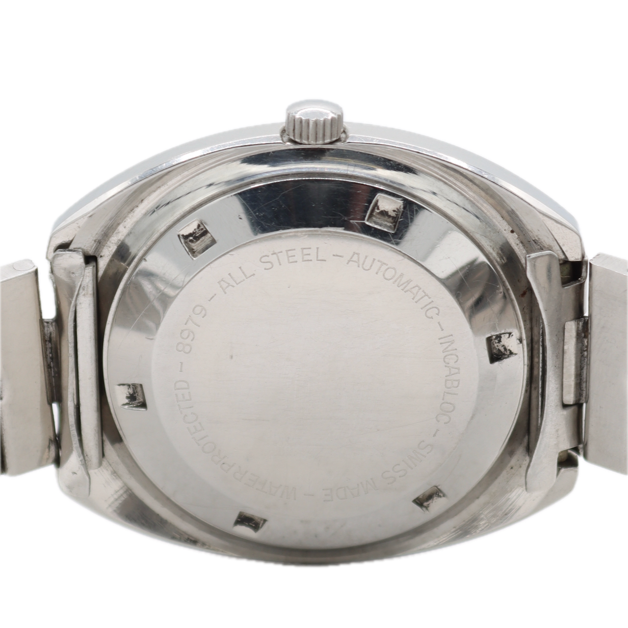 38mm Precimax Day Date 25 Jewel Men's Automatic Wristwatch ETA 2789 Swiss Steel