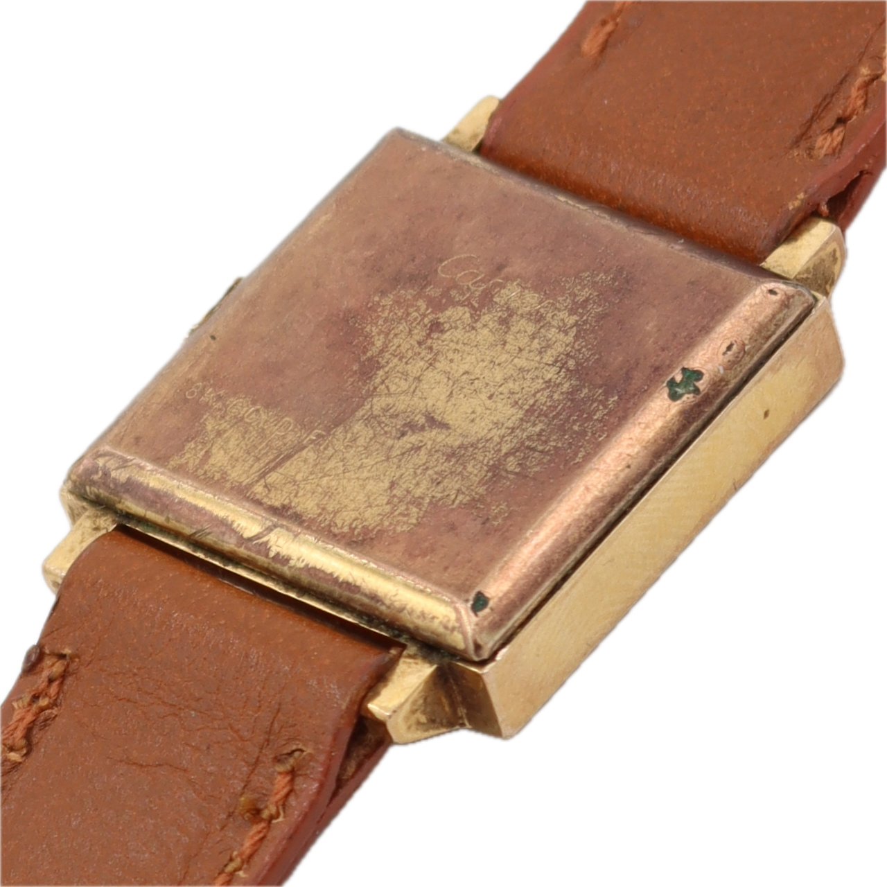 Vintage 22mm Cartier Pre-Must Ladies Mechanical Wristwatch Swiss Square Tank