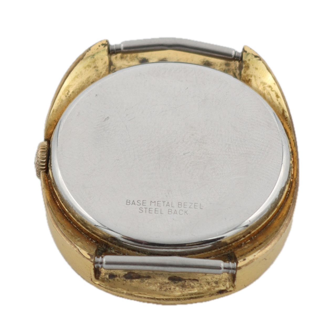 Vintage Elgin Golden Egg Men's Mechanical Wristwatch ETA2512 Swiss Gold Tone
