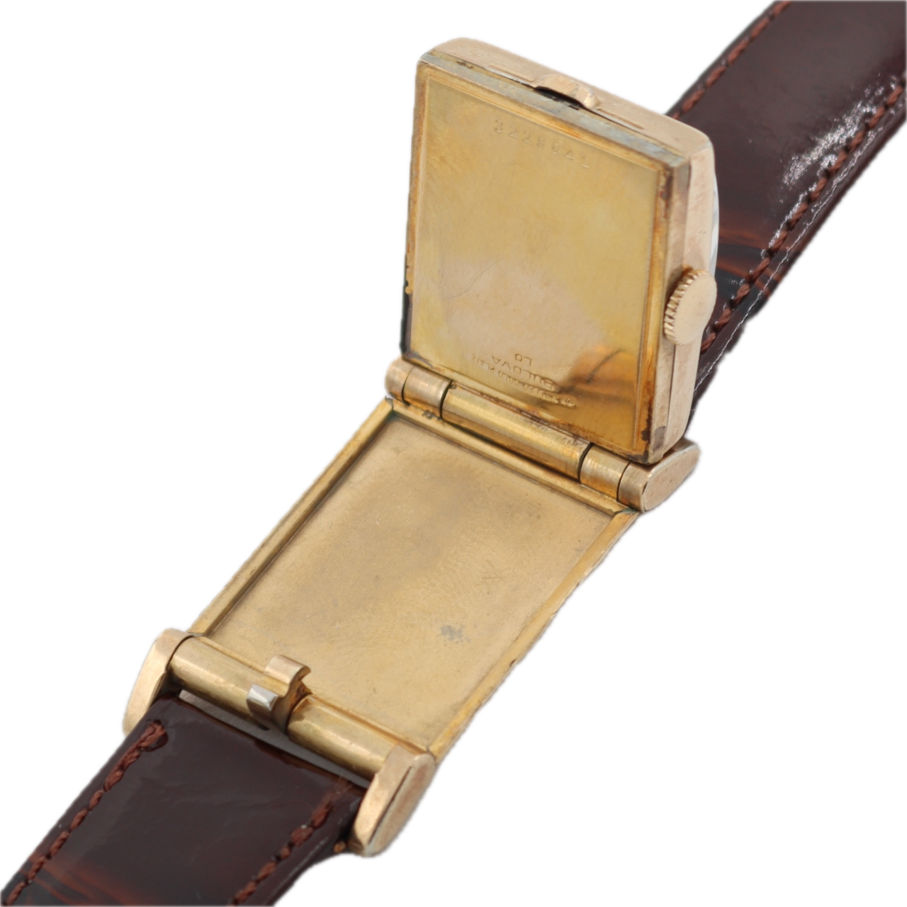 Vintage 22mm 1950 Bulova Photo Watch Men's Mechanical Wristwatch 8AC USA 10kRGP