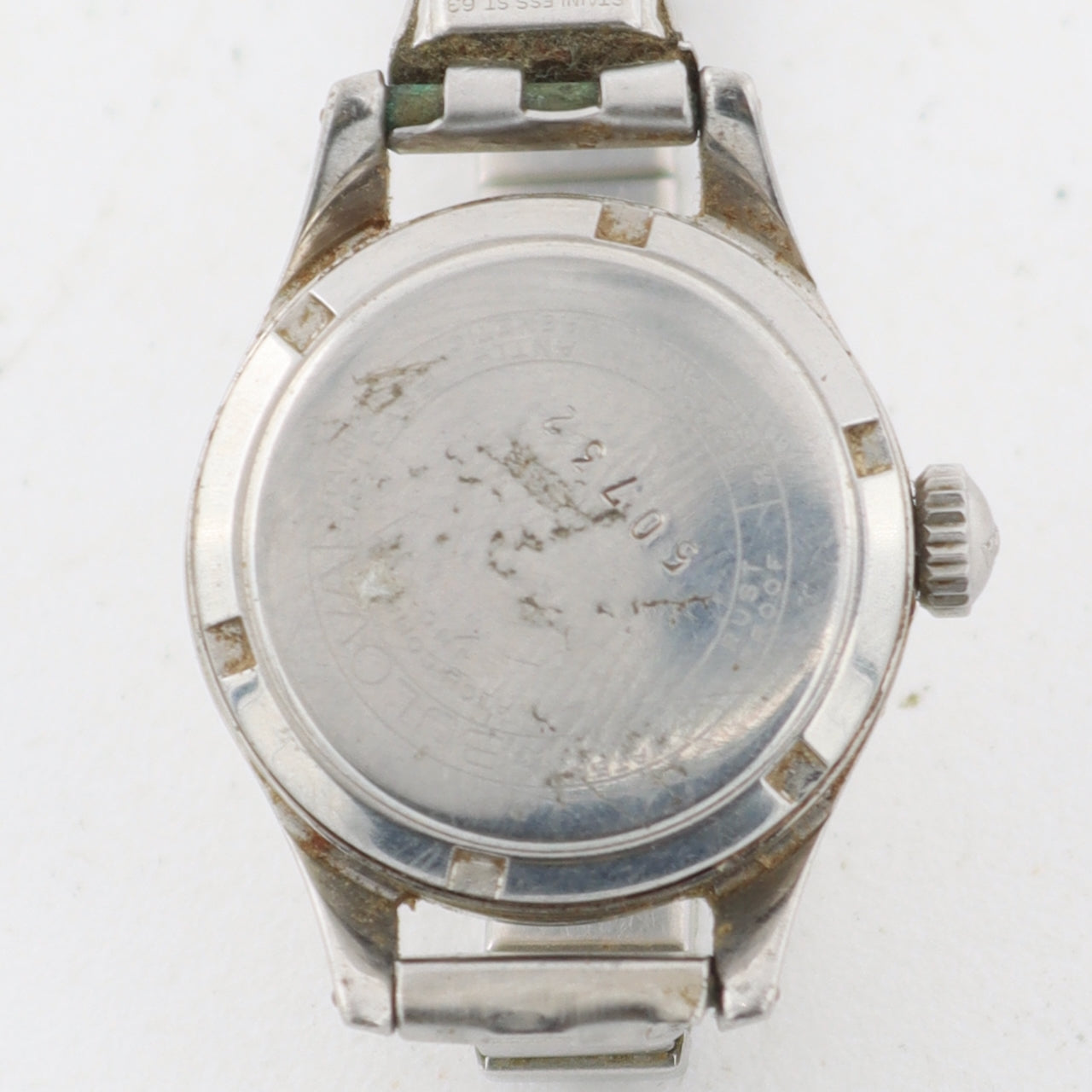 Vintage Bulova 1579 Cocktail Ladies Mechanical Wristwatch 7 BUC Swiss Steel