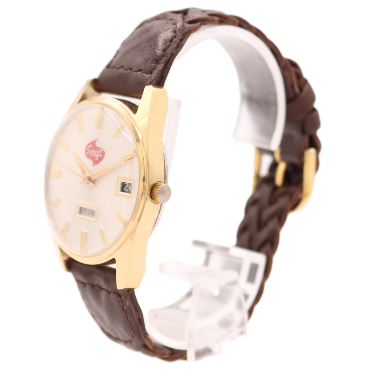 Vintage Squirt Silver Dial Day Date