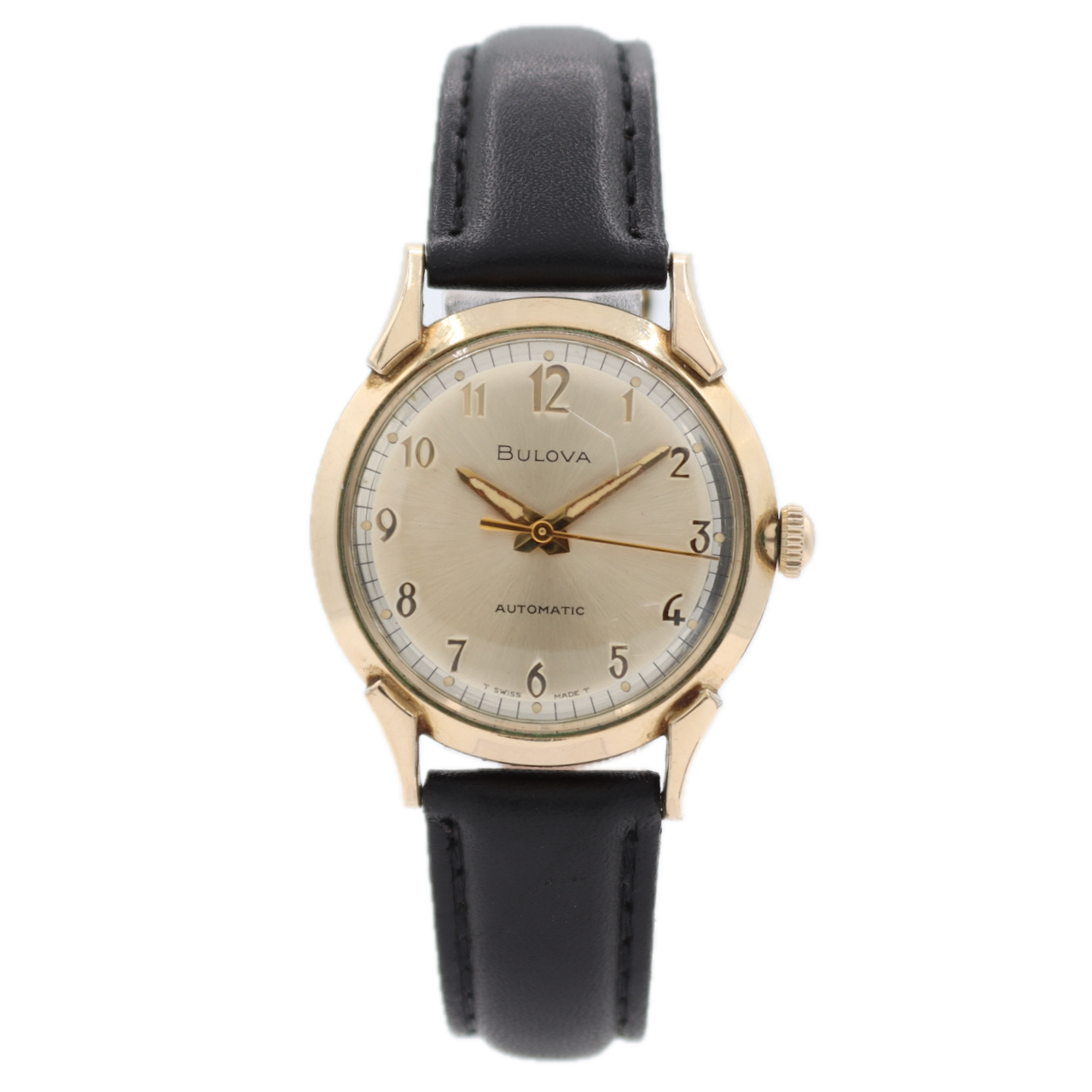 Vintage 1968 Bulova 2062 Elegant Men's Mechanical Wristwatch 11BLAC 10k RGP