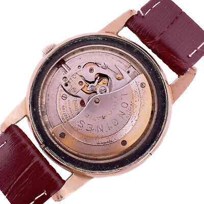 Vintage Longines 2346-SW Men's Automatic Wristwatch 19AS 10k GF w Guilloche Dial