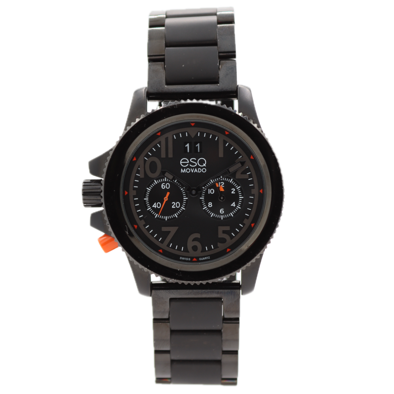 Movado ESQ Black Dial Lefty ES.49.1.34.5655