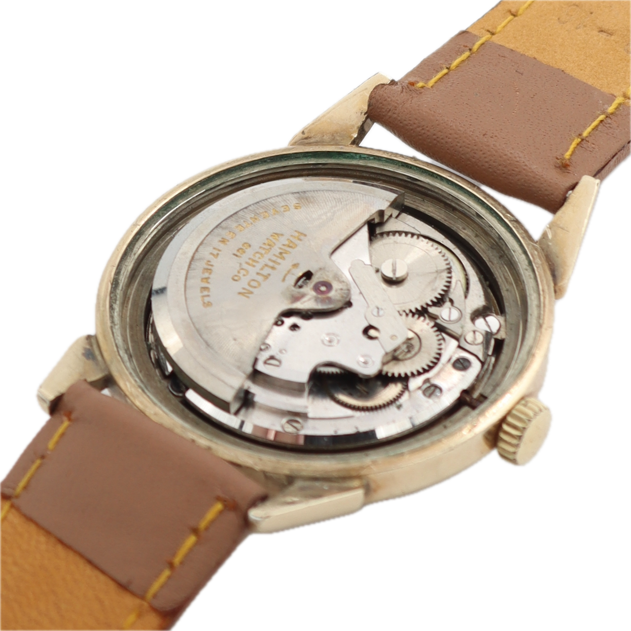 Vintage 34mm Hamilton Automatic K-451 Men's Automatic Wristwatch Steel & 10k GF