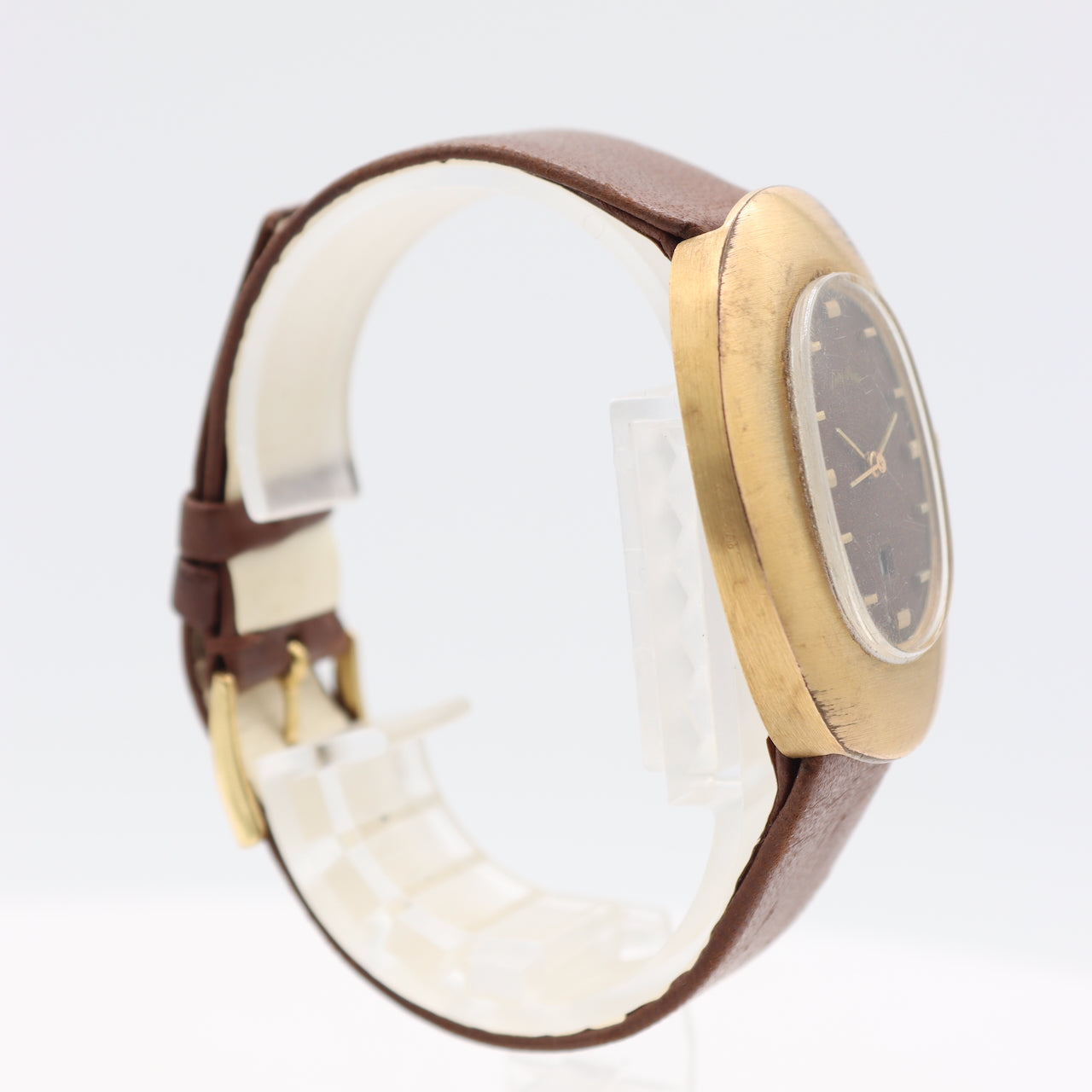 Vintage 32mm Andre Pailet 353-522 Chocolate Egg Men's Automatic Wristwatch VZ